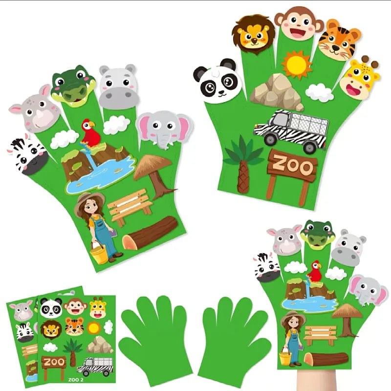 ATS30537 Hand Puppets Set &ndash; Montessori Storytelling Tool ATS30537 B
