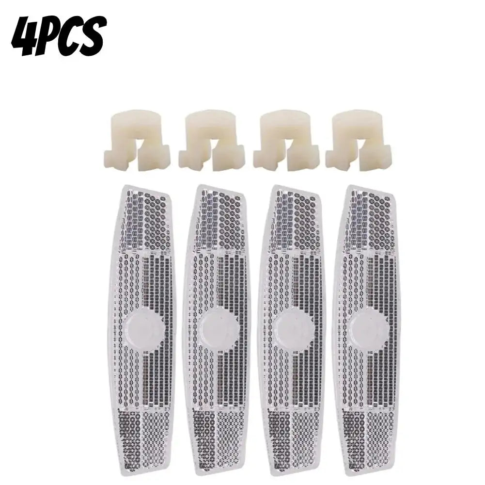 Fish Shaped Safety Spoke Reflectors For Bicycle Rim Light 4Pcs