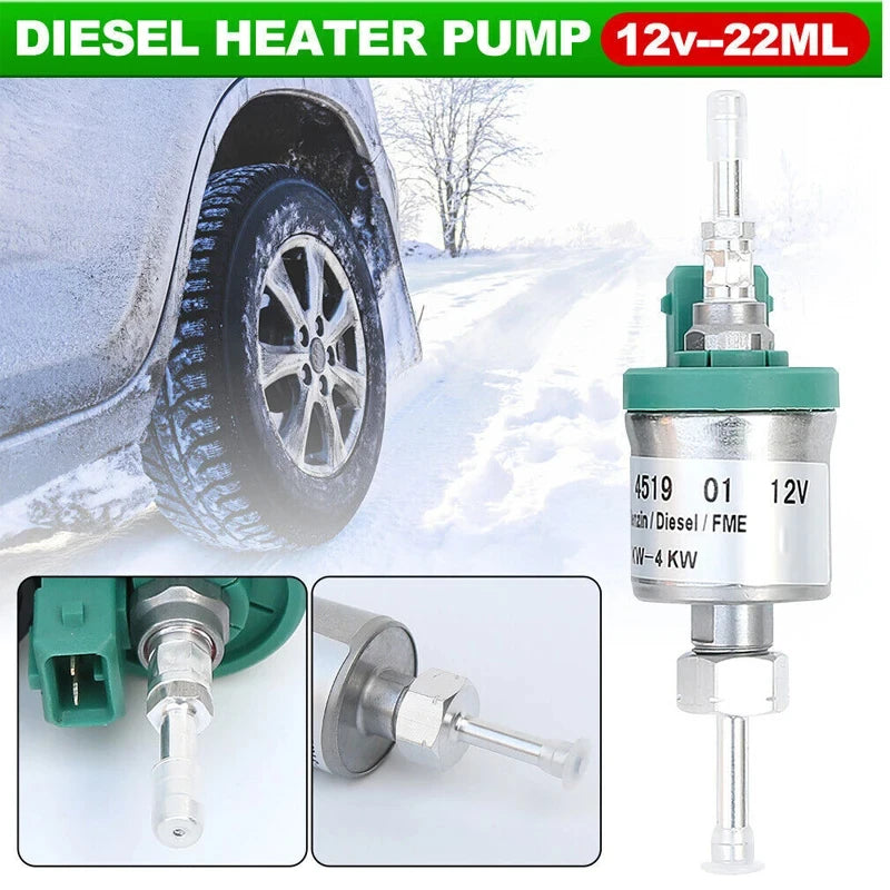 Ultra Stille Diesel Auto Verwarmingspomp 12V 5KW Metalen Brandstofmeterpomp