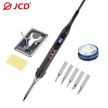 JCD 908U Soldering Iron Kit 80W LCD &ndash; Adjustable Temperature 908U set2 / EU / CHINA|80W 220V