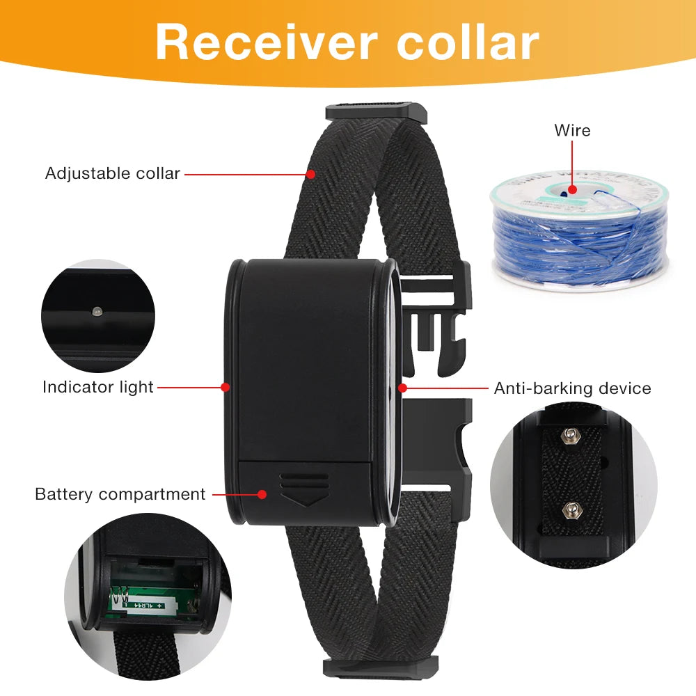 Invisible Wireless Dog Fence IP7 Kit &ndash; Beep and Shock