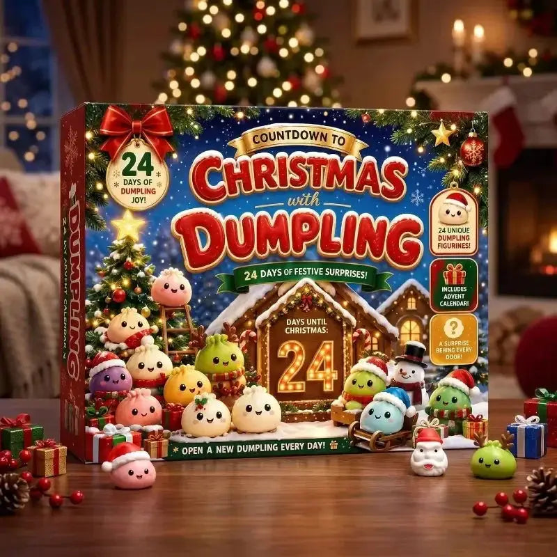 Christmas Squishy Advent Calendar 2026 Fidget Countdown Gift For Adults by InterCyprus Trading Ltd
