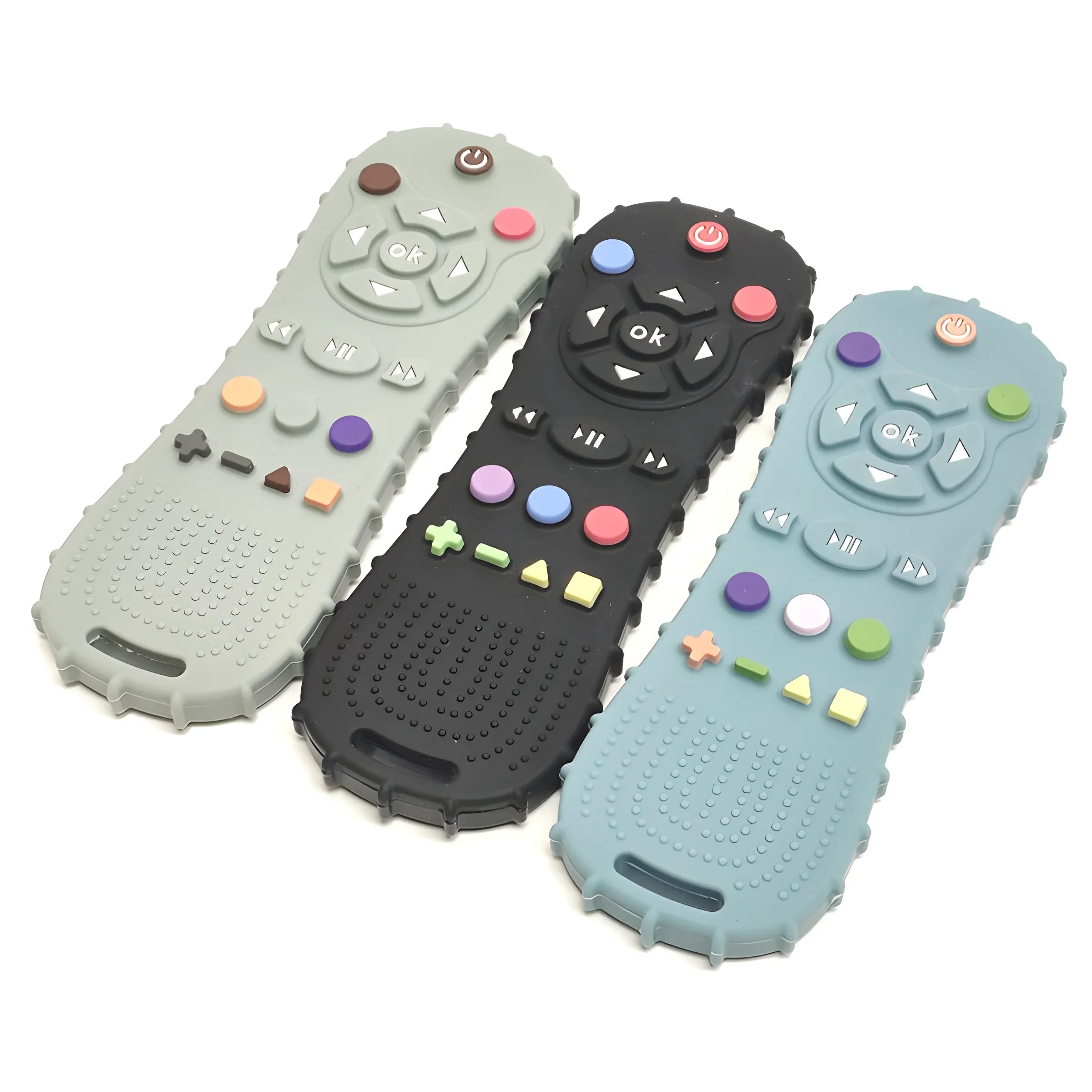 Baby Remote Control Teether &ndash; Safe Silicone Biting Toys