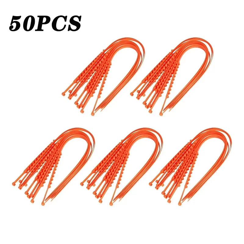Anti Skid Snow Chains - Double Grooves For Traction 50PCS