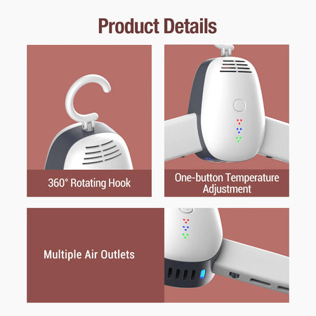 AFDEAL Portable Electric Clothes Dryer &ndash; Fast Drying