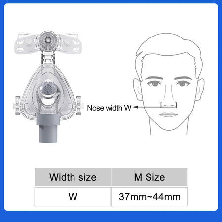 Resoxy CPAP Nasal Mask M L &ndash; Lightweight Silicone Comfort M SIZE / CHINA