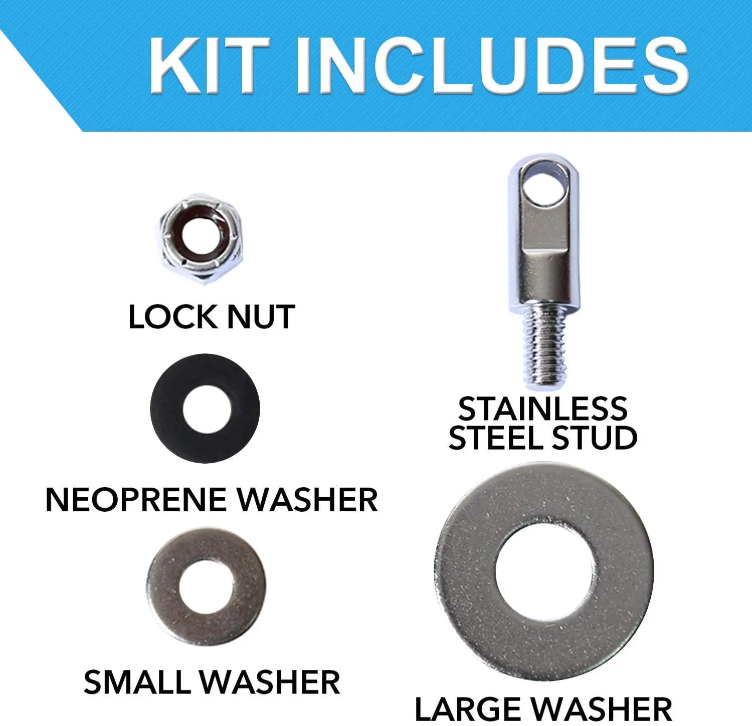 50 Cal Ammo Box Steel Lock Kit - Locking Hardware Set