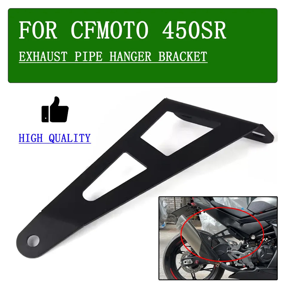CFMOTO 450SR Išmetimo vamzdžio pakabos laikiklis duslintuvo palaikymui
