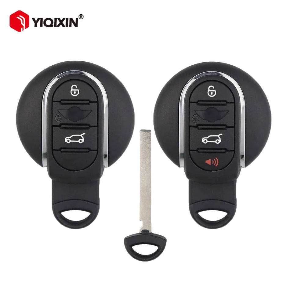 Avaimen kuori BMW Mini Cooper kolme tai neljä nappia ilman logoa, leikkaamaton terä, sopii useimpiin etäelektroniikan vaihtoihin