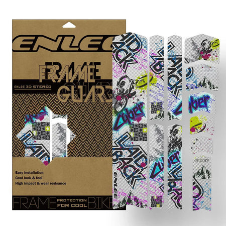 Enli Full Set 3D 3M Bicycle Frame Protective Film Wear resistant and Leave No Trace Mountain Bike Frame Protective Film by InterCyprus Trading Ltd