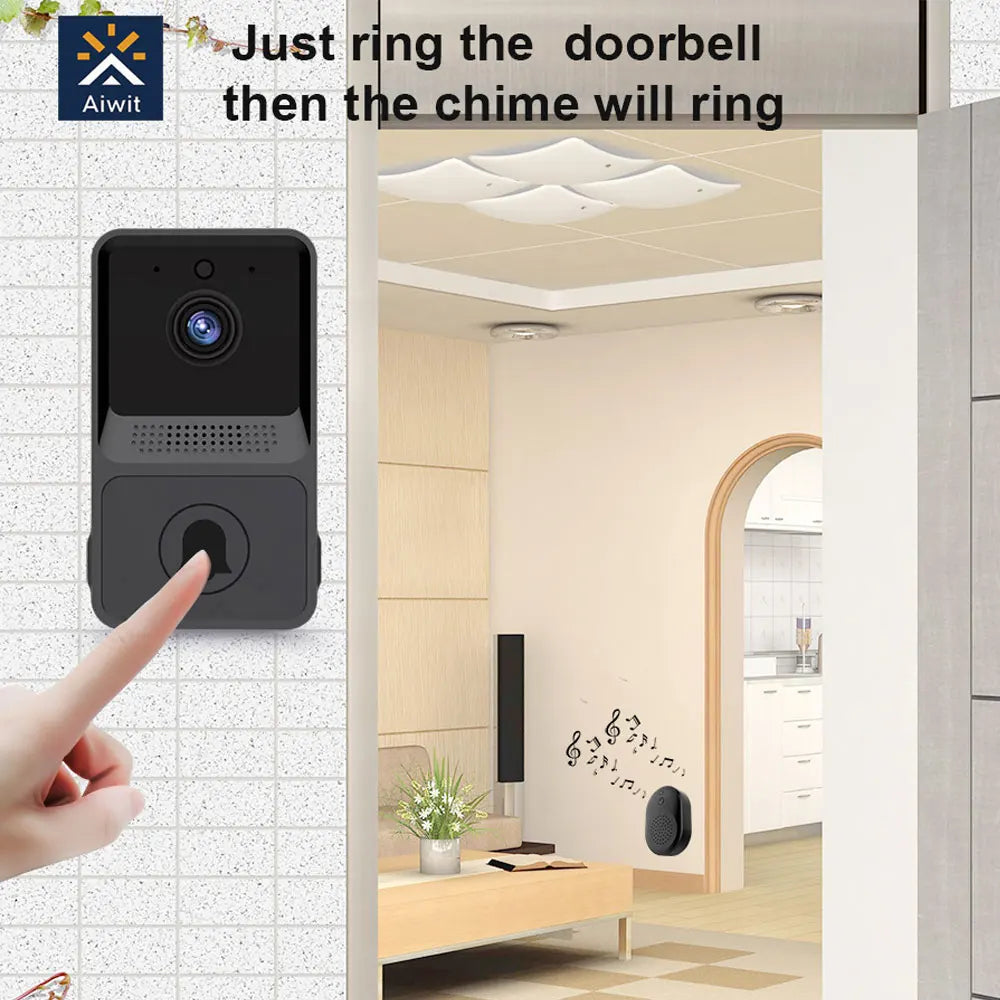 AHD01 - Wireless Doorbell With HD Camera Night Vision