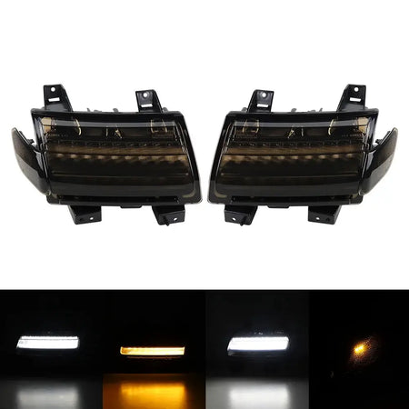 Front Fender LED Turn Signal Lights DRL Light with Side Marker Lights for Jeep Wrangler JL Sahara Rubicon 2018-2024 by InterCyprus Trading Ltd