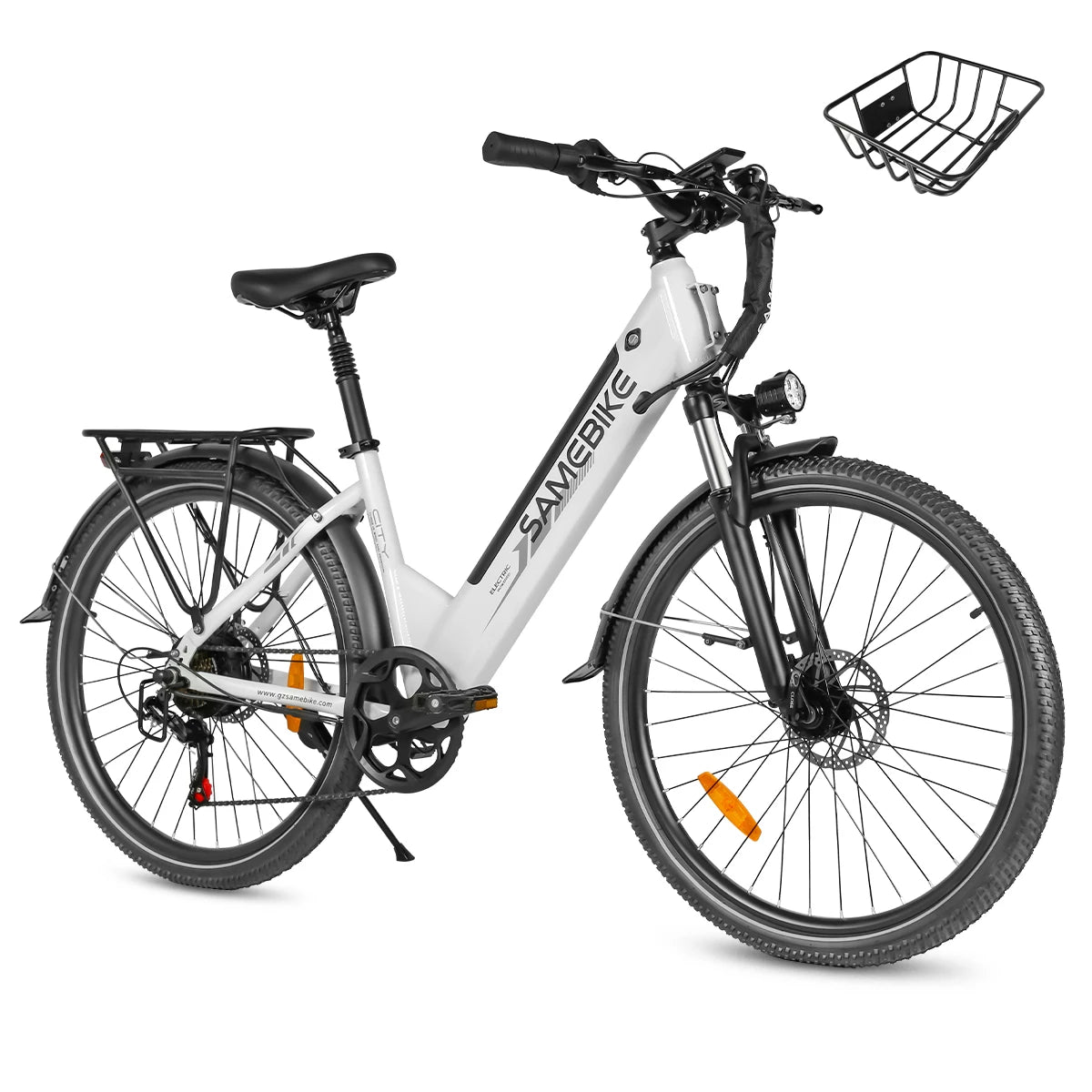 SAMEBIKE RS-A01 &ndash; Long Range 60km Lithium Battery Pack White  250W  36V15AH / Poland