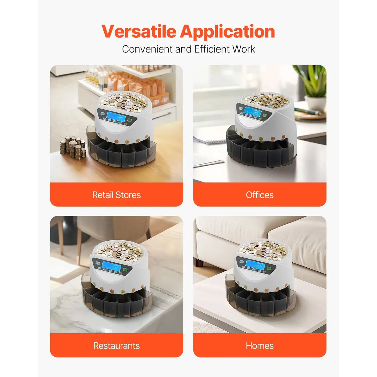 EURO Coin Sorter 8 Euro Coins &ndash; Holds 850 Coins