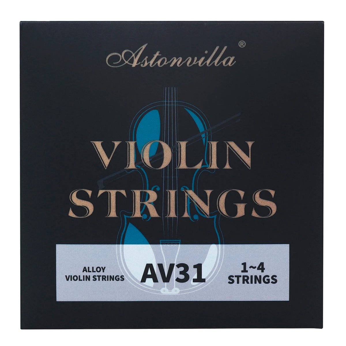 Astonvilla 4/4 Violin Strings E-A-D-G &ndash; High Quality Core AV31