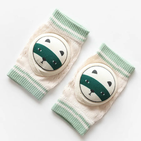 Cartoon Children Knee Pads 3000 &ndash; Summer Mesh Protection fruit green bear / 0-3 years