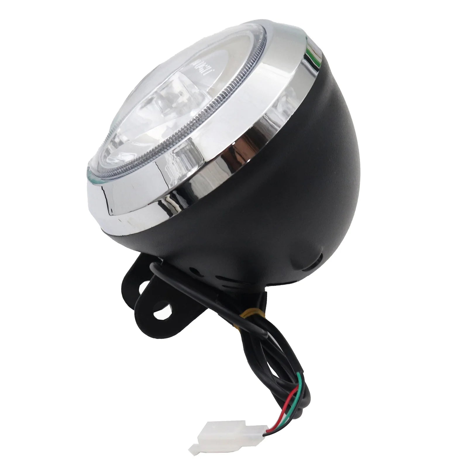 Integrated Headlight and Horn for Electric Scooters and Motorcycles