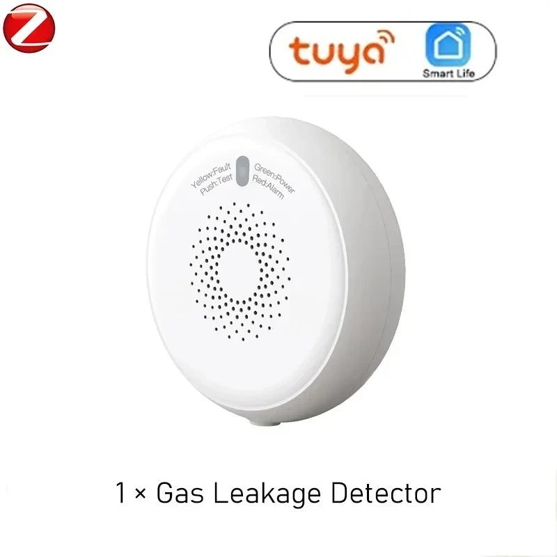 Y2TBT047 ZigBee Gas Leakage Detector &ndash; Tuya Hub Compatible EU Plug