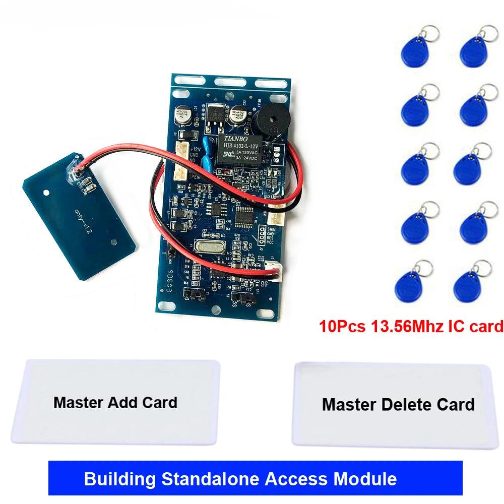 125Khz 13.56Mhz RFID Proximity Access Board &ndash; 2500 Users H2002C-10key