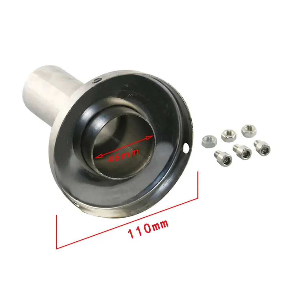 Universal Adjustable 3' /3.5' /4'' / 4.5'' Car Exhaust DB-Killer Stainless Steel Muffler Silence Reduce Noise Sound Control by InterCyprus Trading Ltd