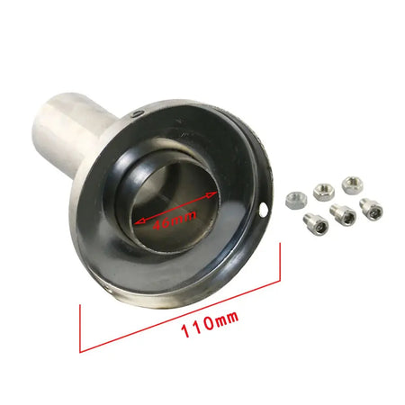 Universal Adjustable 3' /3.5' /4'' / 4.5'' Car Exhaust DB-Killer Stainless Steel Muffler Silence Reduce Noise Sound Control by InterCyprus Trading Ltd