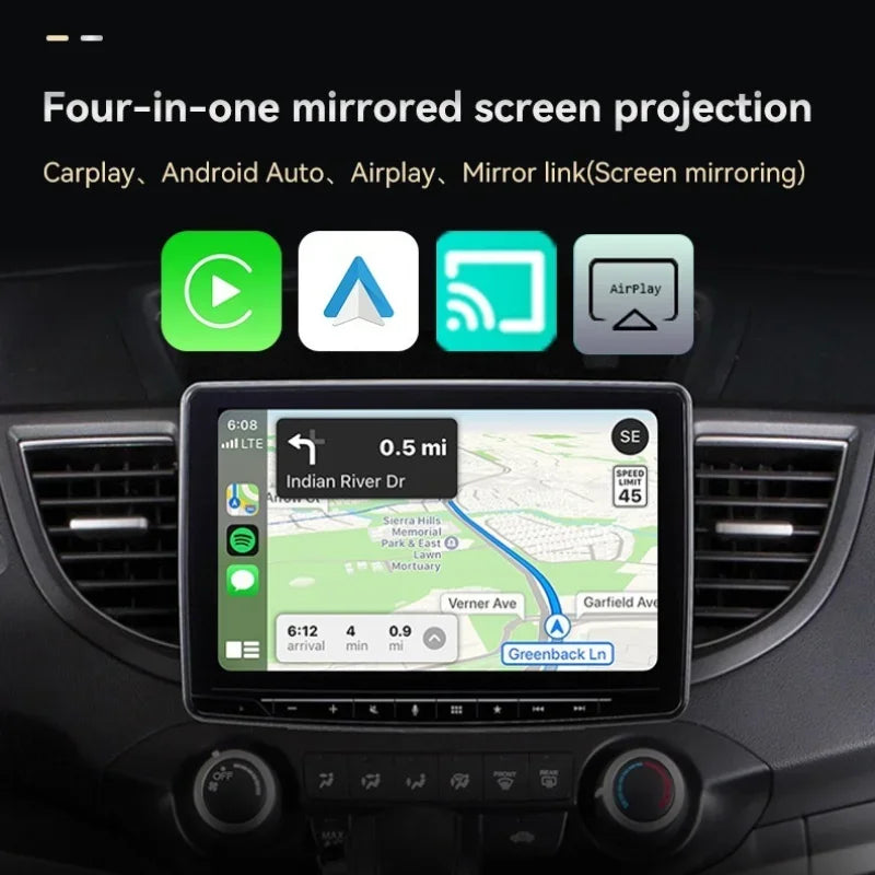 Wireless CarPlay Adapter For Android Auto With Bluetooth Support