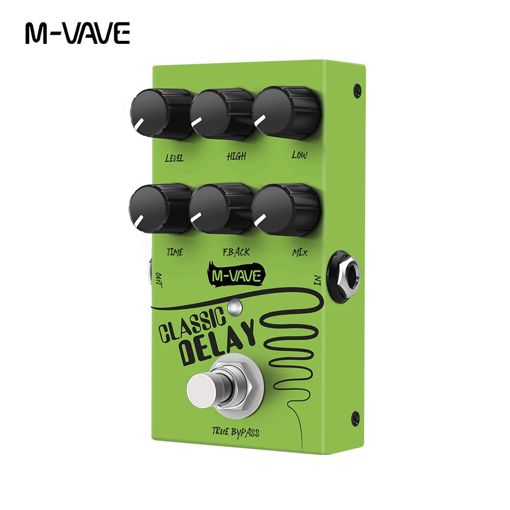 M-Vave-Classic Delay Effect Pedal &ndash; 600ms Delay Time