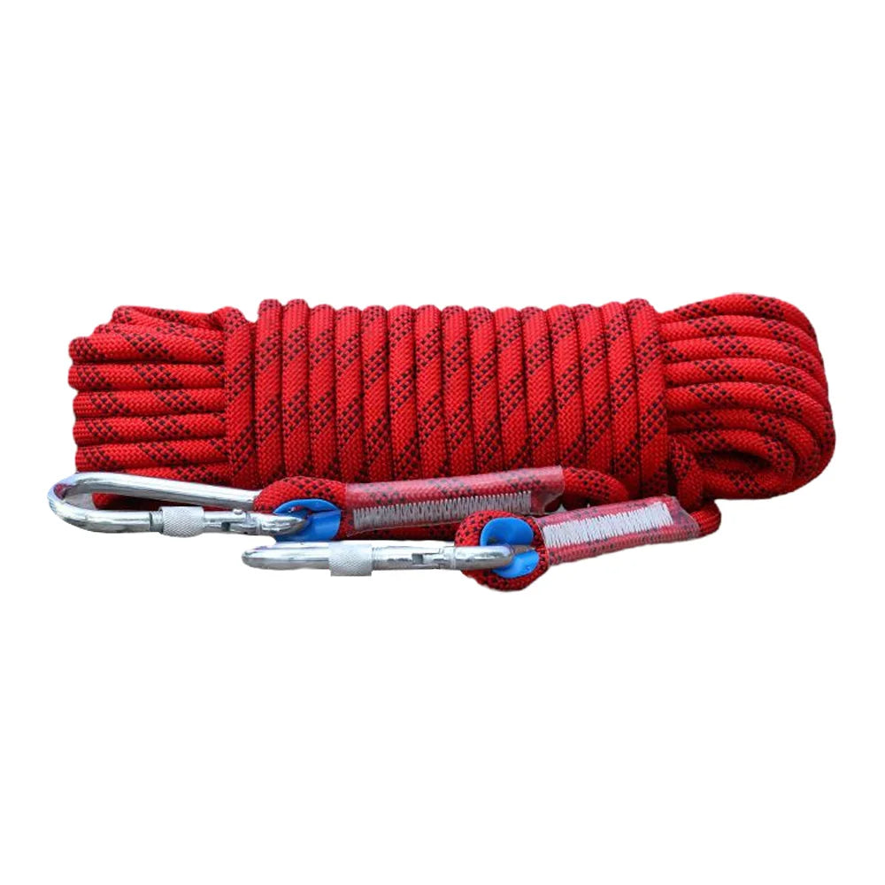 10mm Climbing Rope for Adults with Double Hook &ndash; Allweather 30m 2