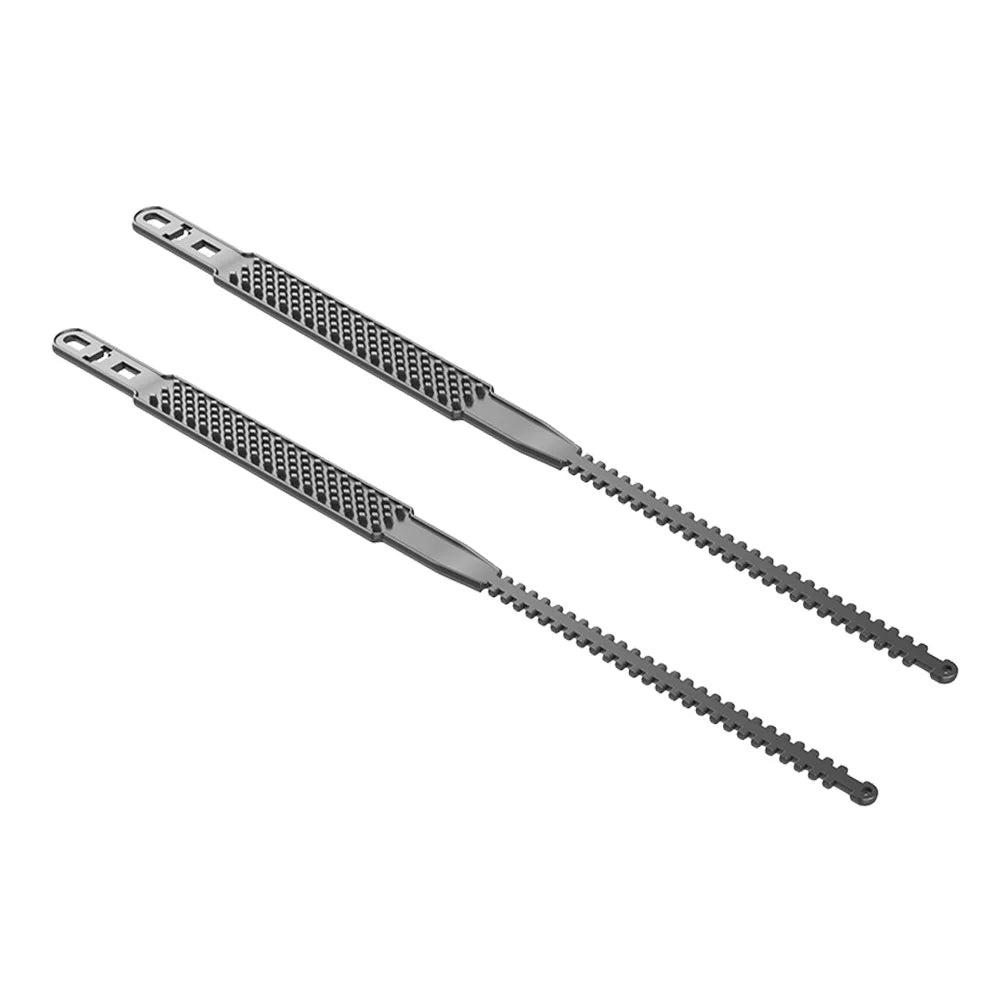 Car Tires Anti-Skid Chain &ndash; Heavy Duty Toughness For Winter Black 2Pcs
