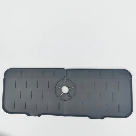 Kitchen Faucet Absorbent Pad - Countertop Protection dark gray 1pc