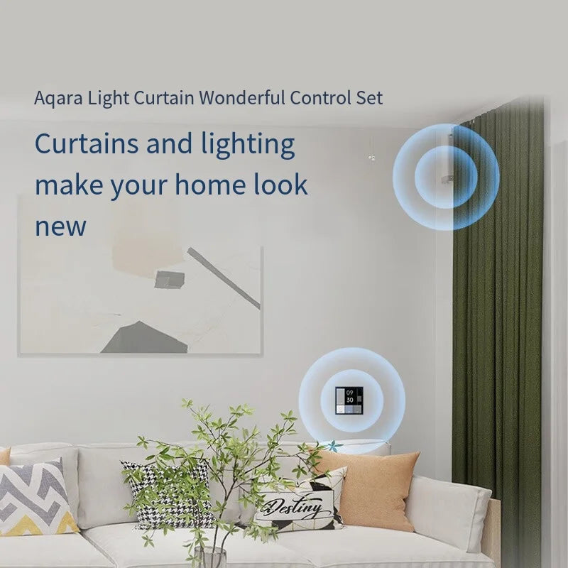 Aqara S1E inteligentný spínač s 4-palcovým displejom, WiFi dotykové ovládanie a HomeKit