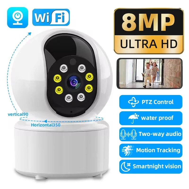 8MP Smart WiFi IP Camera Camera NO Card / AU Plug