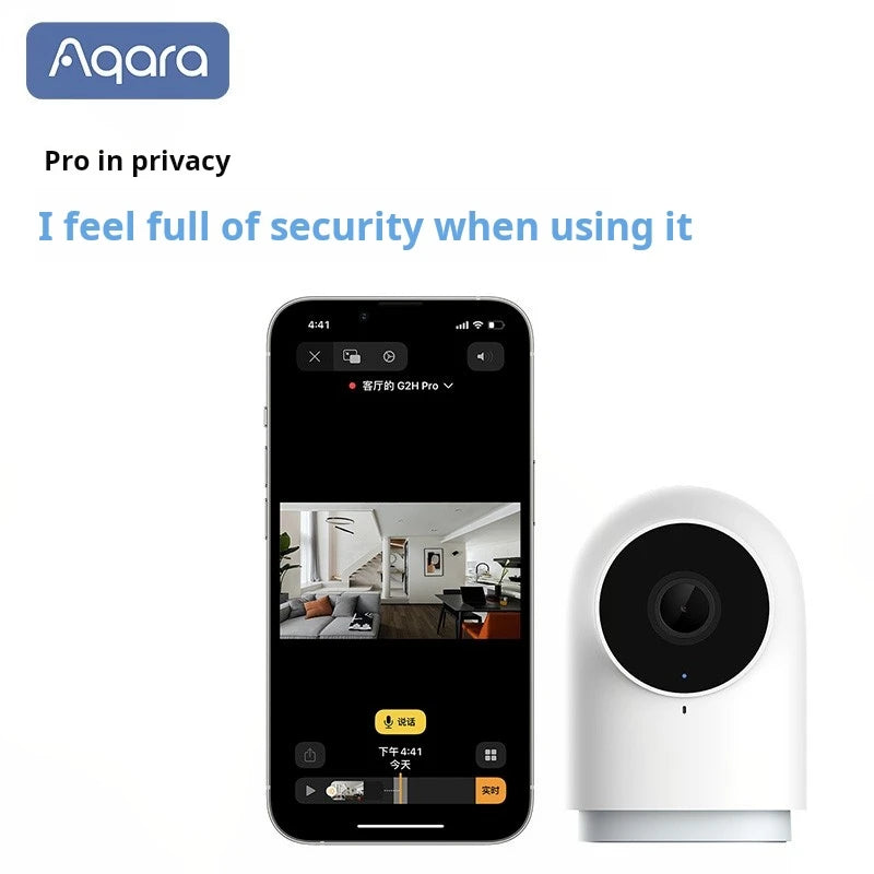 Inteligentná bezpečnostná kamera s 1080P nočným videním a Zigbee hubom pre Aqara G2H Pro