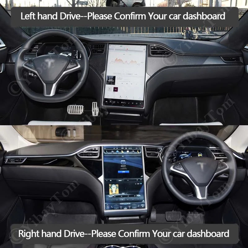 Kojelaudan suojus polyesteristä Dashmat Tesla Model S 2013-2022
