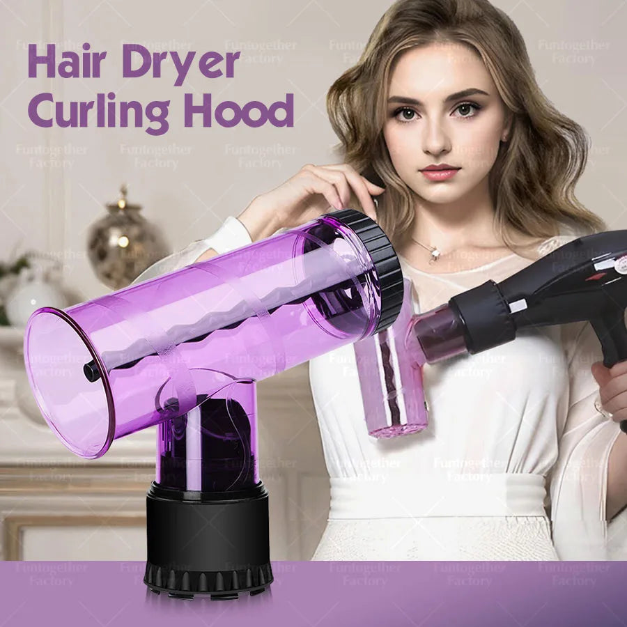 Couvercle de sèche-cheveux bouclant avec deux modes Grandes ou petites vagues