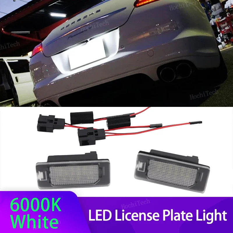 LED-rekisterikilven valo 2 kpl 12V Porsche Panamera 970 4D 2010-2016