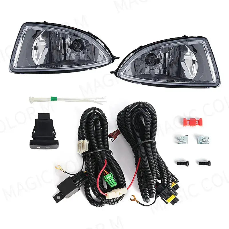 For Honda Civic 2004 2005 Fog Light Lamp Daytime Running Headlight Halogen Front Bumper Auto Car Light Assembly Switch Wires 12v by InterCyprus Trading Ltd