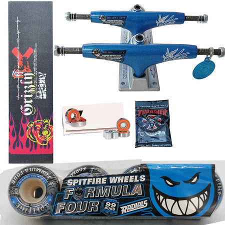 Spitfire Forged Thunder Trucks 5.25Inch &ndash; Chrome Bearings 53mm 99D 3