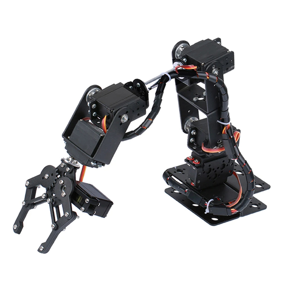 6-DOF Roboterarm DIY-Kit für Maker-Bildung, Metalllegierungskomponenten