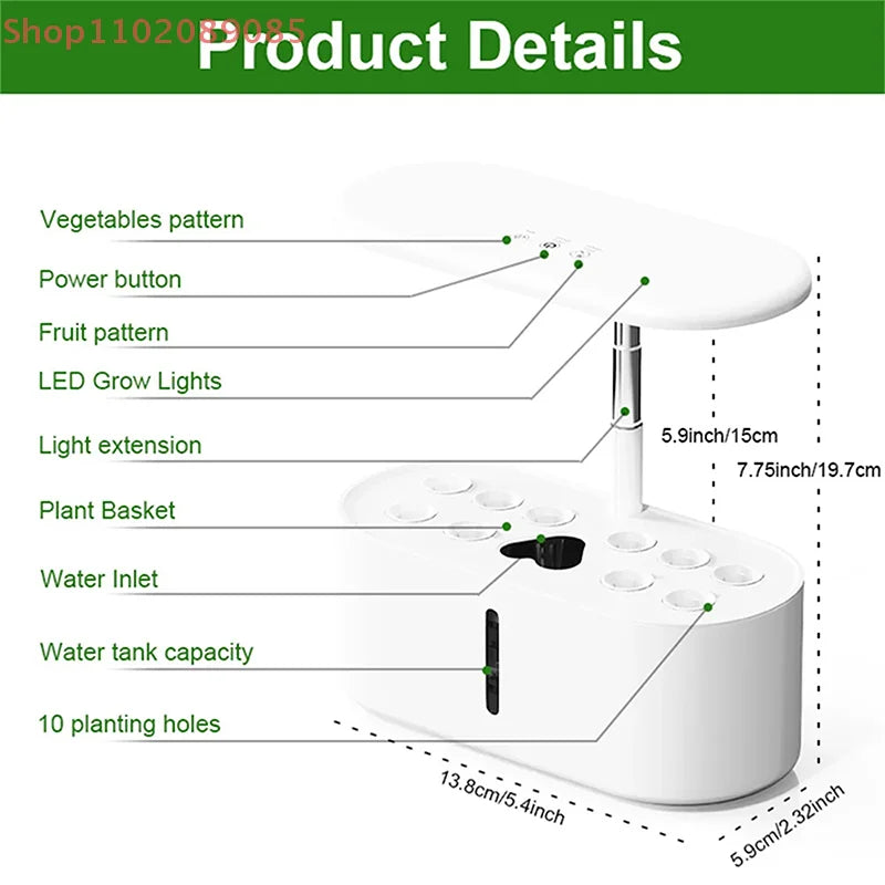 Intelligent Hydroponic Growing System &ndash; Auto Timer Light