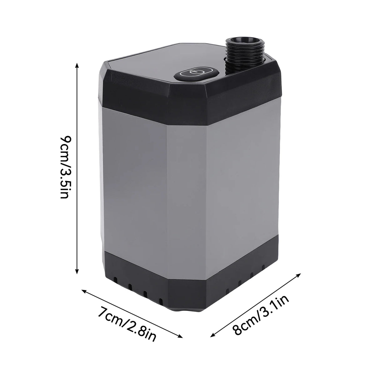 6000mAh Outdoor Shower &ndash; USB Rechargeable with Display