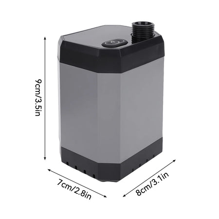 6000mAh Outdoor Shower &ndash; USB Rechargeable with Display