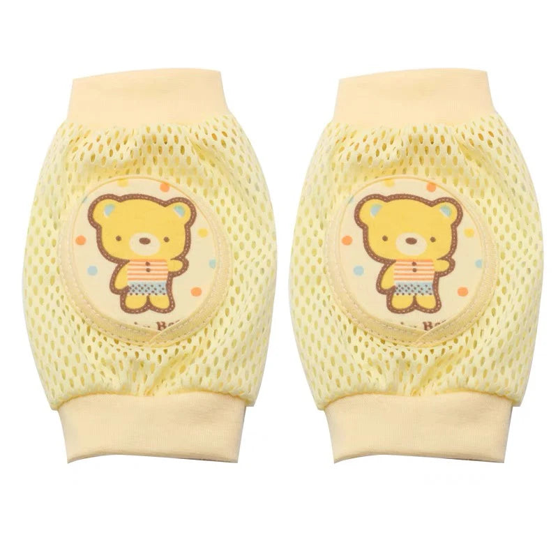 Kids Cotton Crawling Knee Pads &amp; Elbow Protectors