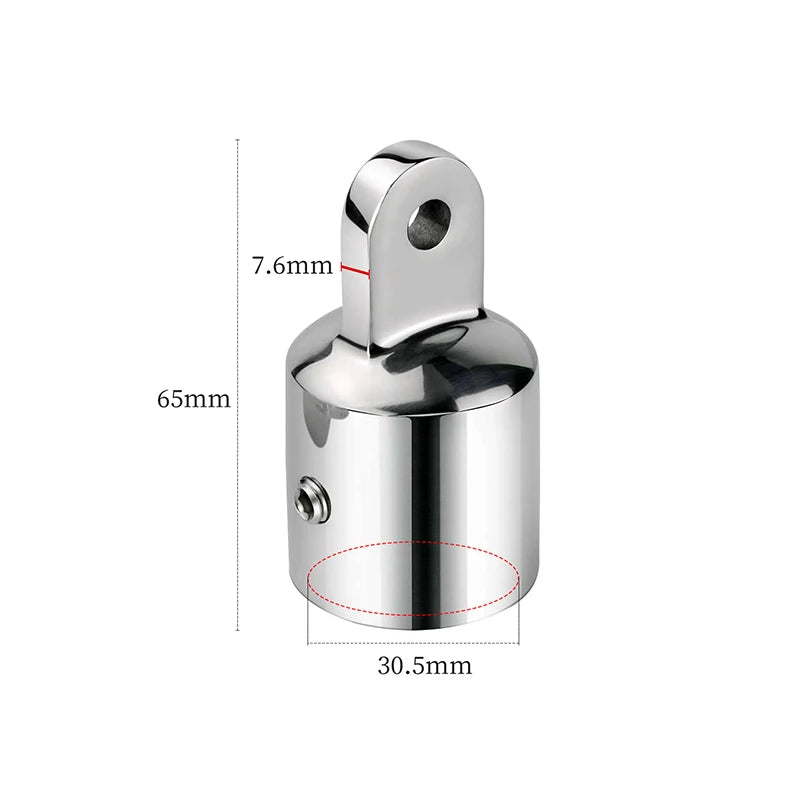 Bimini Top Cap 316 Stainless Steel - Durable Marine Boat Accessories 30mm