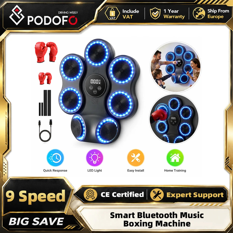 Smart Boxing Reaction Wall With 9 Speeds And 11 Modes For Home Gym Fitness