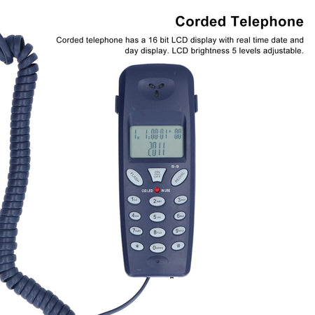 Corded Home Phone - FSK DTMF LCD Display Redial Pause