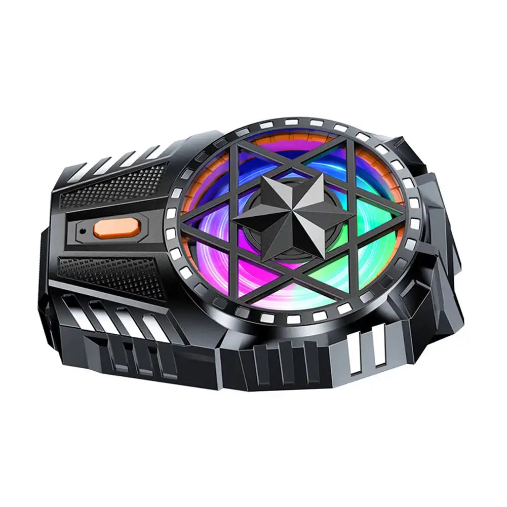 RGB Light Mobile Phone Game Cooler 3 Speed USB Fan Portable