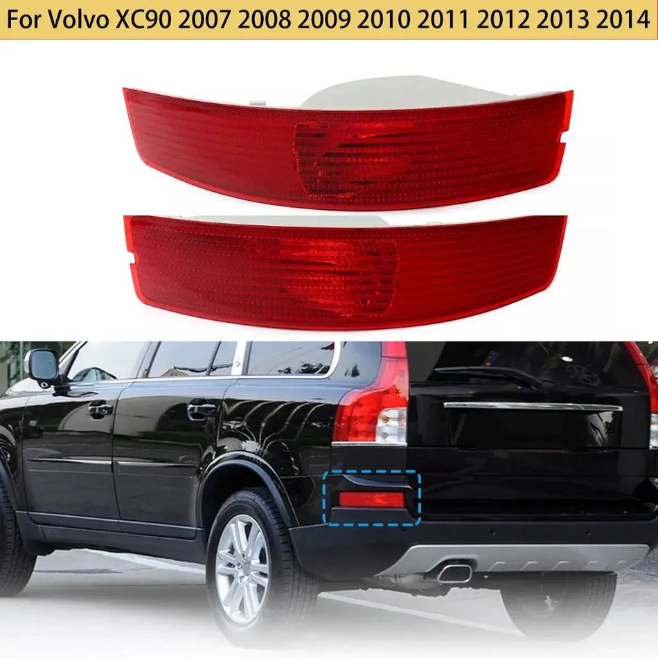 Rear Bumper Reflector Lights Housing without Bulb for Volvo XC90 2007-2014 by InterCyprus Trading Ltd