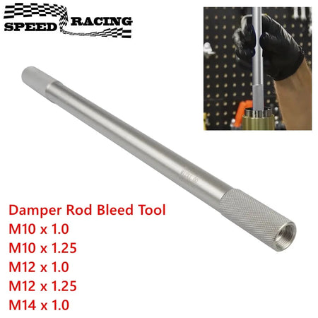 Motorcycle Fork Damper Rod Bleed Tool, M10 X 1.0/1.25, M12 X 1.0/1.25, M14 X 1.0 Fork Damper Removal Tool Fork Maintenance Tool by InterCyprus Trading Ltd