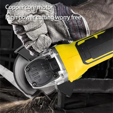 125MM Brushless Cordless Angle Grinder - 9000RPM Power